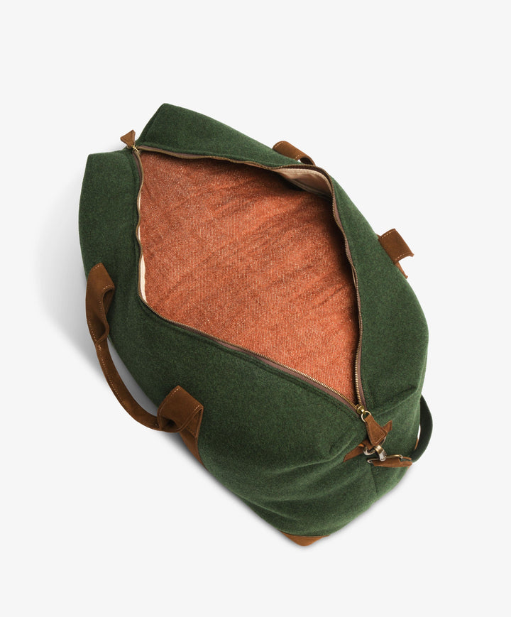 My Style Bags Personalised Harvard Large Felt Duffel Bag – Green Brand Duffel Bag