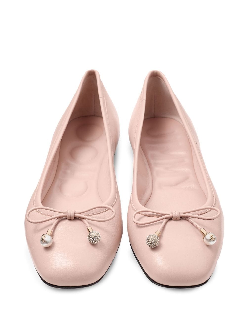 Jimmy Choo Flat Shoes 36.5 Jimmy Choo Flat shoes Powder Jimmy Choo Light Pink Flats – Chic & Elegance at Italian Luxury Group Brand