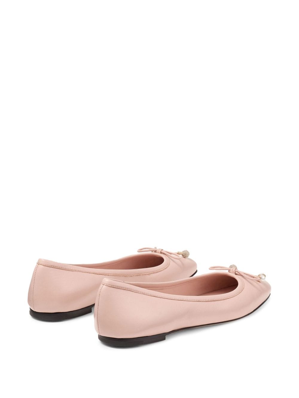 Jimmy Choo Flat Shoes 36.5 Jimmy Choo Flat shoes Powder Jimmy Choo Light Pink Flats – Chic & Elegance at Italian Luxury Group Brand