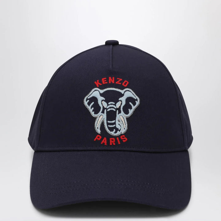 KENZO - Navy blue baseball cap with logo Brand Hats 52 EU