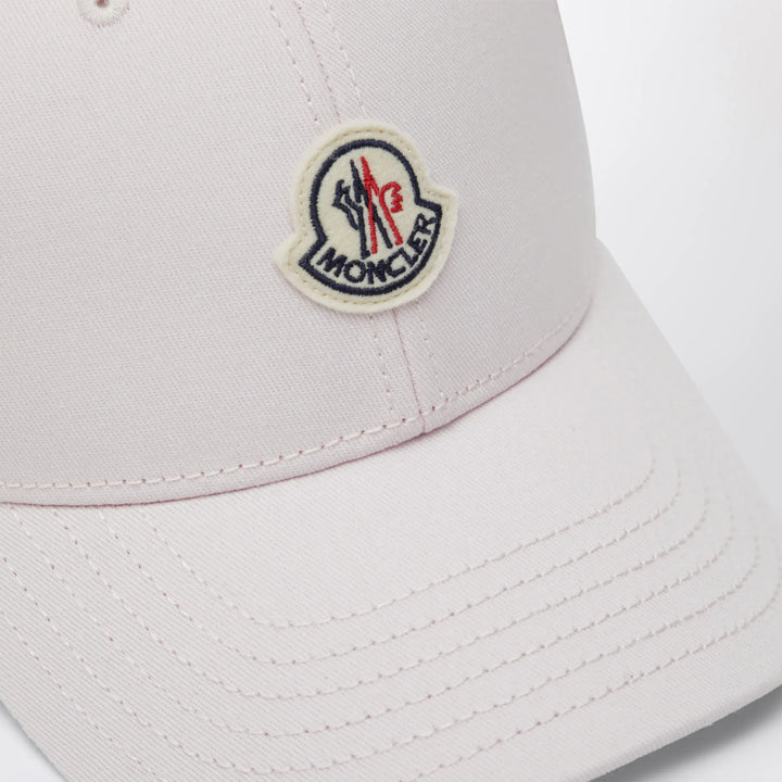 Moncler - Pink baseball cap with logo patch Brand Hats TU