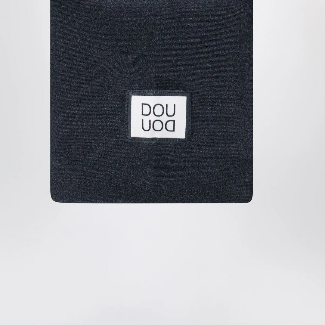 Douuod - Black shiny nylon-blend leggings Brand Hosiery 8