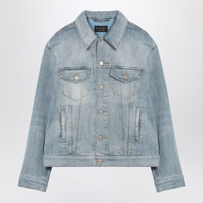 Coats &amp; Jackets Balenciaga - Light blue denim jacket - S Brand