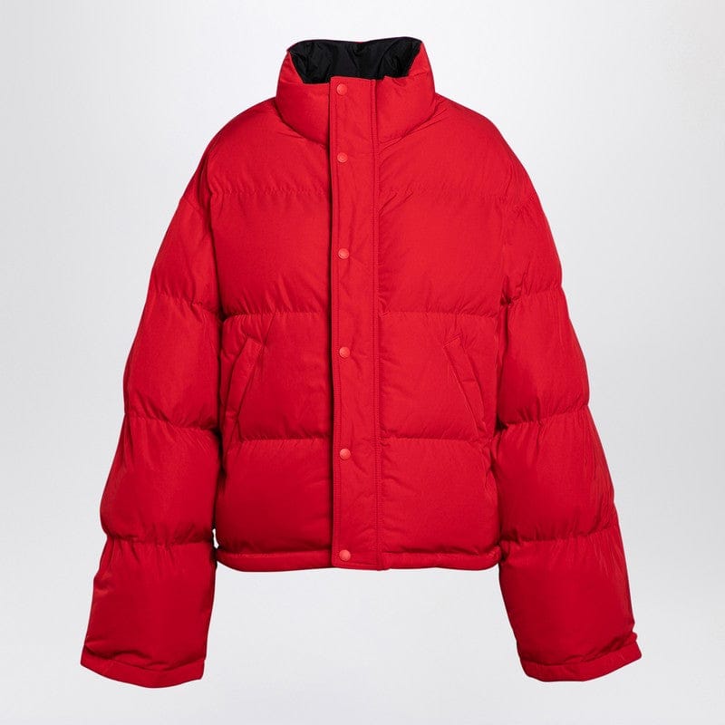 Coats &amp; Jackets Balenciaga - Reversible red and black down jacket in technical twill - 2 Brand