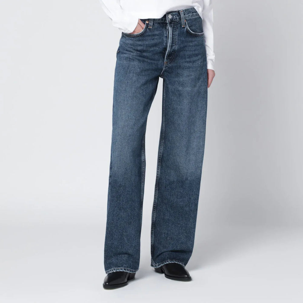 AGOLDE - Blue regenerated denim jeans Brand Jeans 27