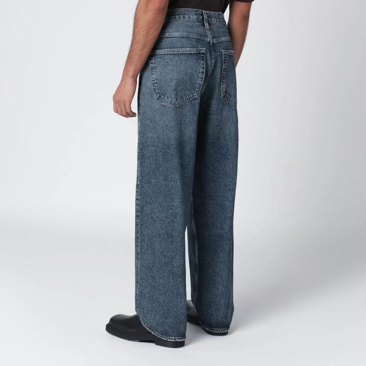 AGOLDE - Wide dark vintage indigo Fusion jeans Brand Jeans