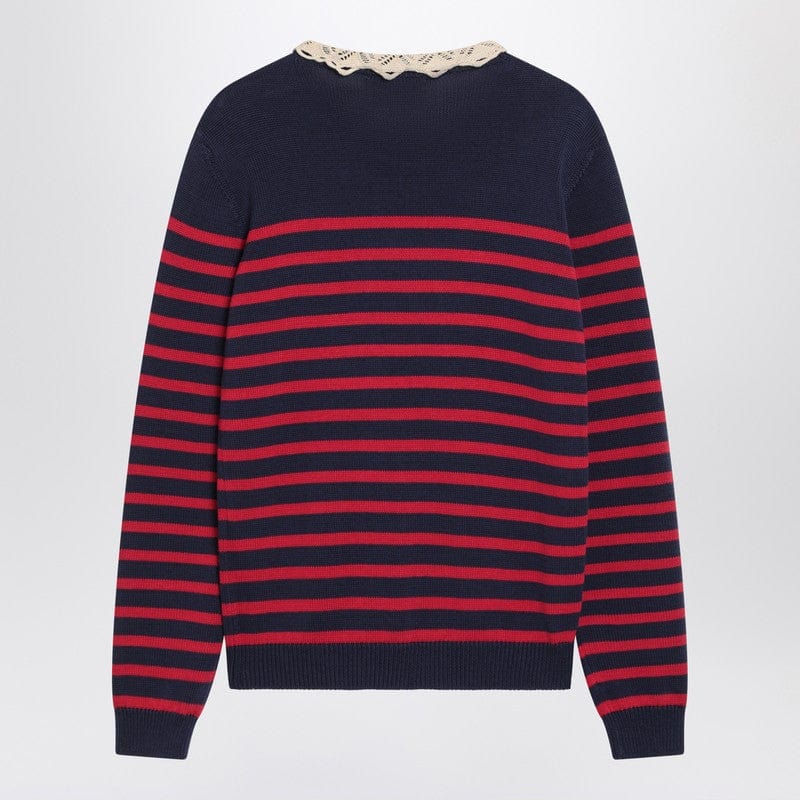 Valentino Knitwear Blue striped Chez Valentino top Blue striped Chez Valentino top Brand
