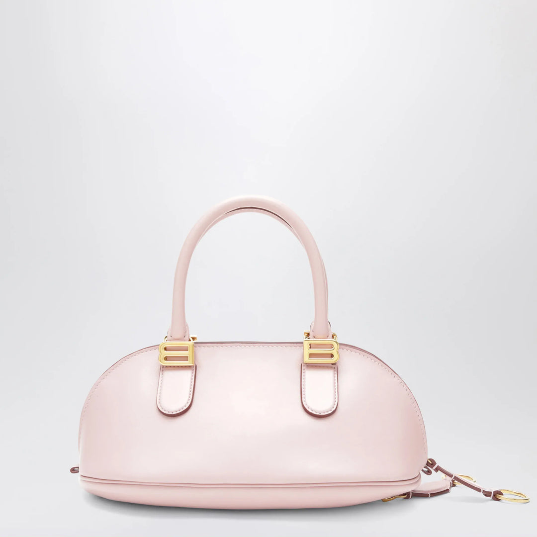 Balenciaga - Pink leather Bolero Mini bowling bag Brand Mini Bag U