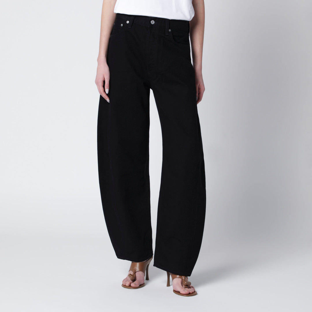 Pants 29 AGOLDE - Luna Jeans In Black Cover Denim Brand