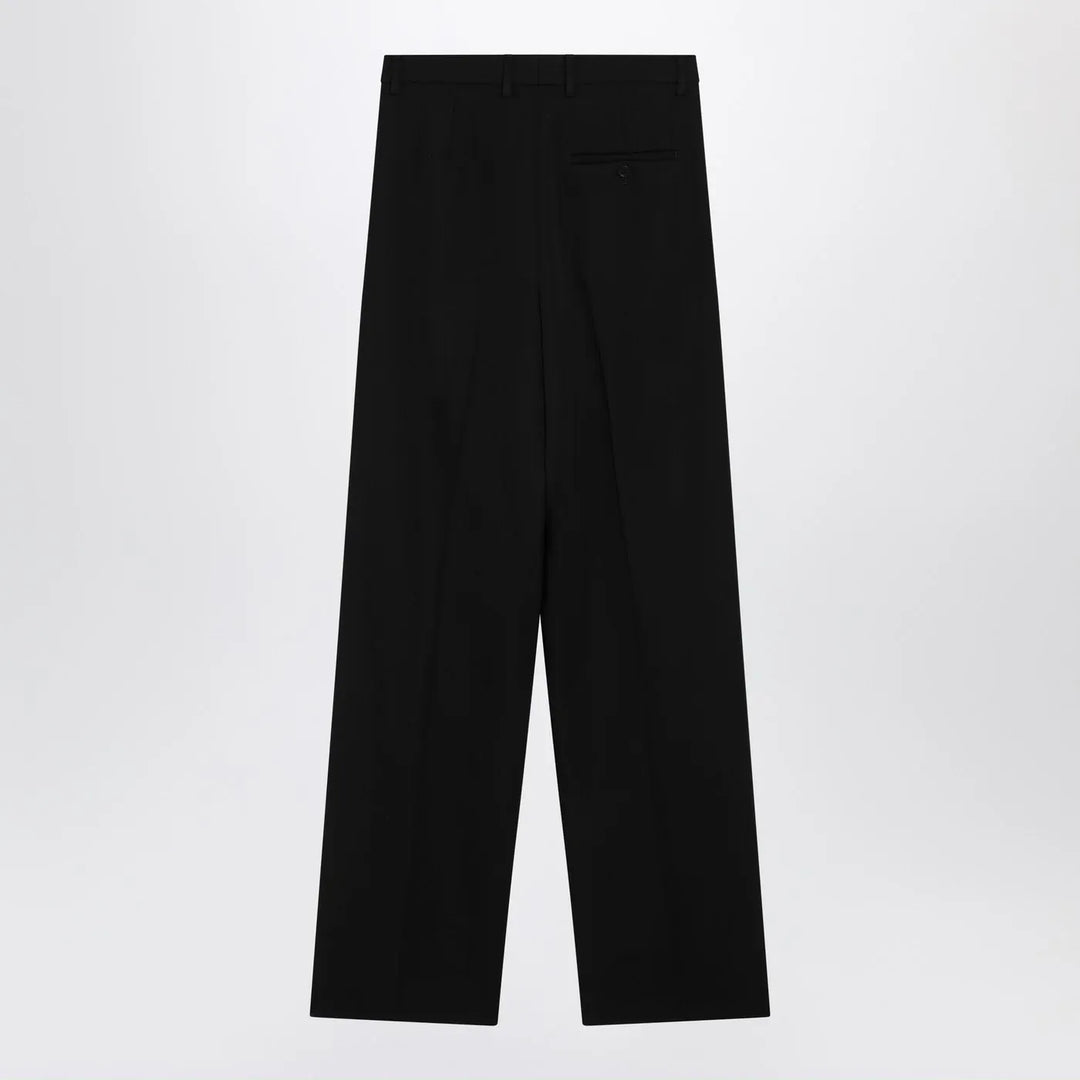 Balenciaga - Black wool trousers Brand Pants
