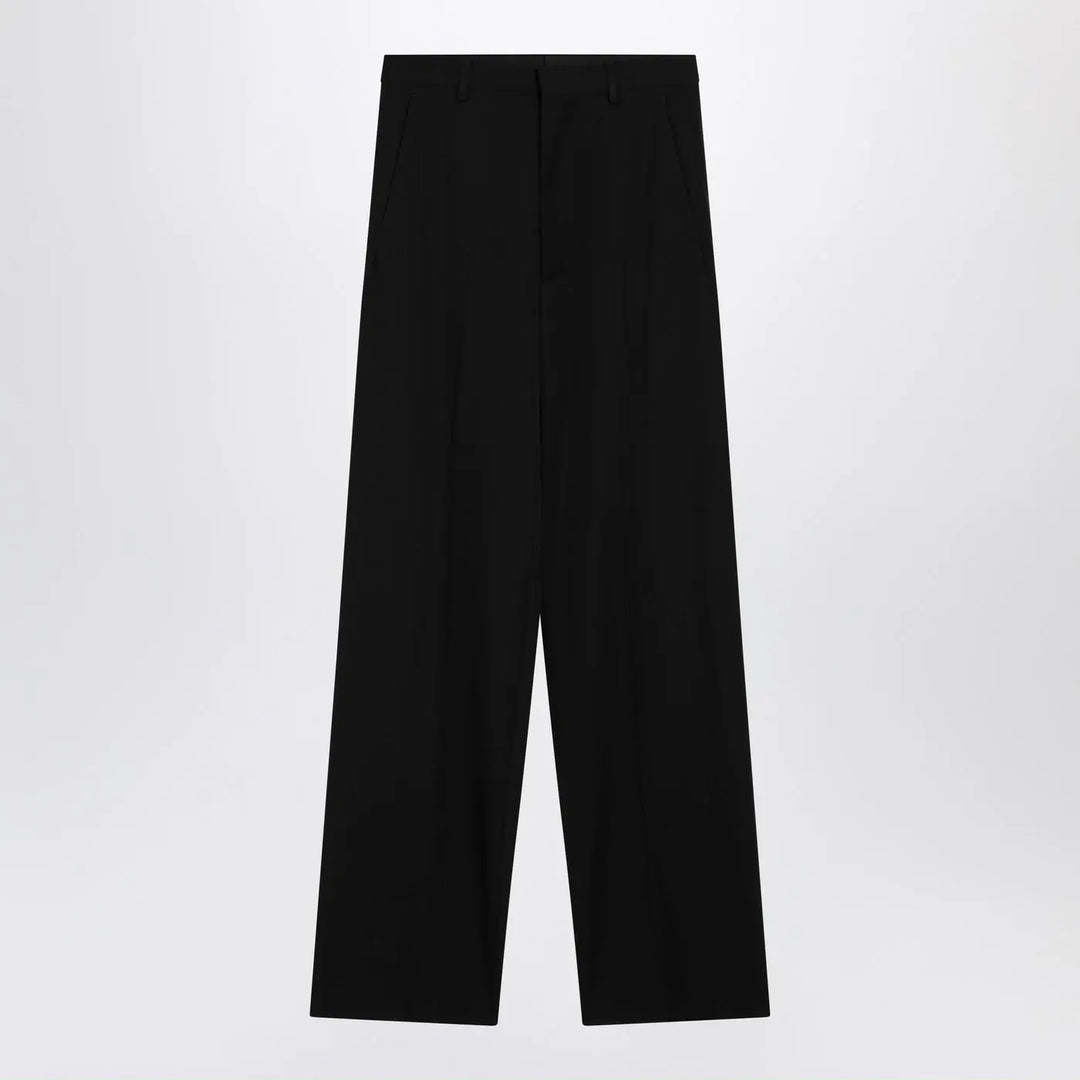 Balenciaga - Black wool trousers Brand Pants 34  FR