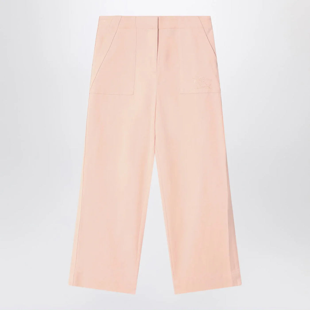 Burberry - Light pink pants in cotton blend Brand Pants 12