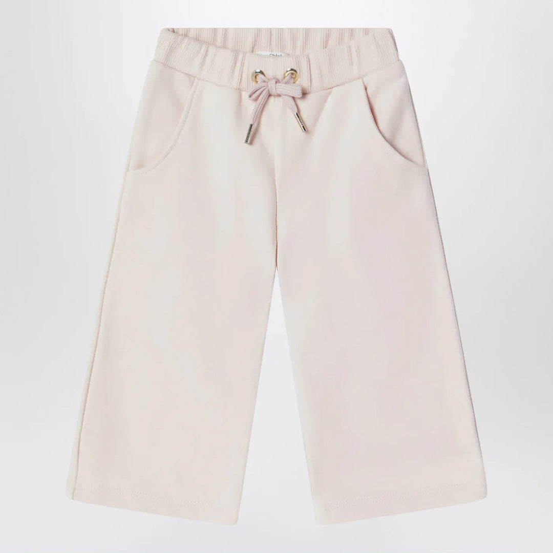 Chloé - Petal pink cotton trousers Brand Pants