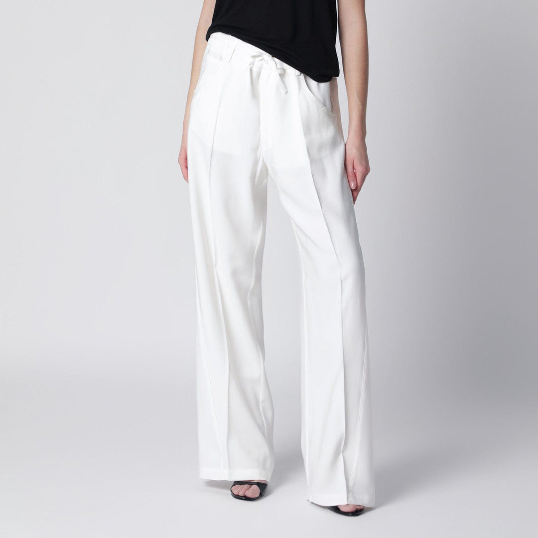 Pants DARKPARK - White Iris trousers in crêpe Brand