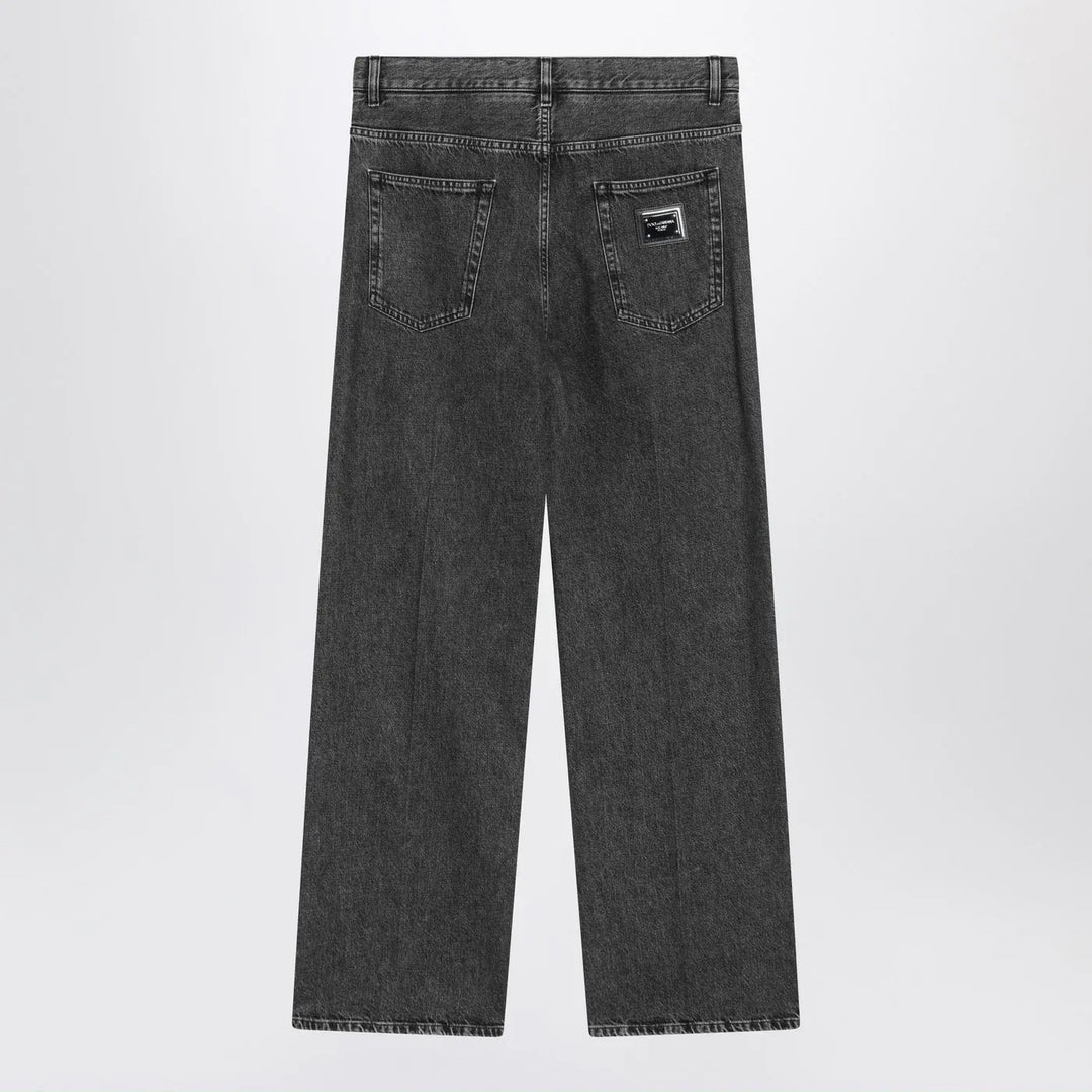 Dolce&amp;Gabbana - Black washed over jeans Brand Pants