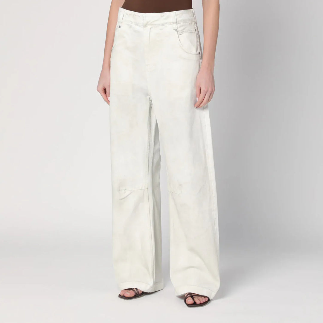 Entire Studios - Ivory denim trousers Brand Pants M