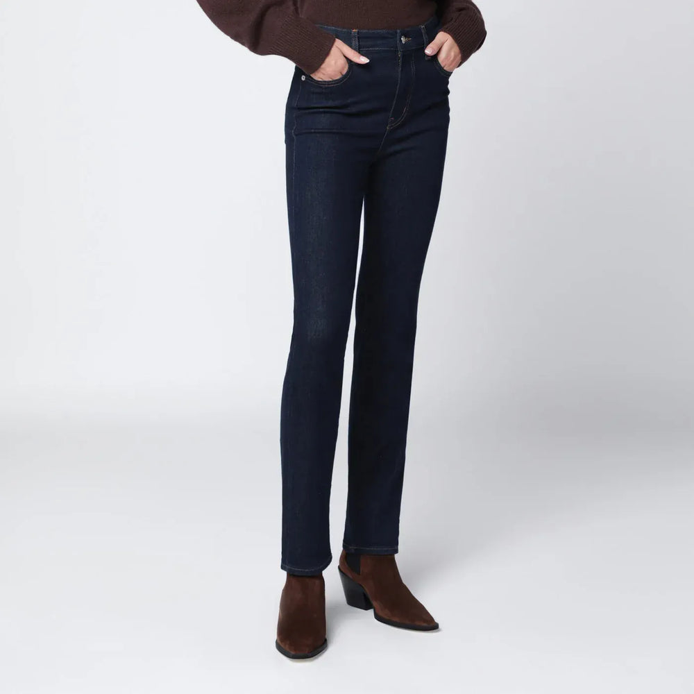 Frame - Dark blue straight jeans The Pencil Brand Pants 25