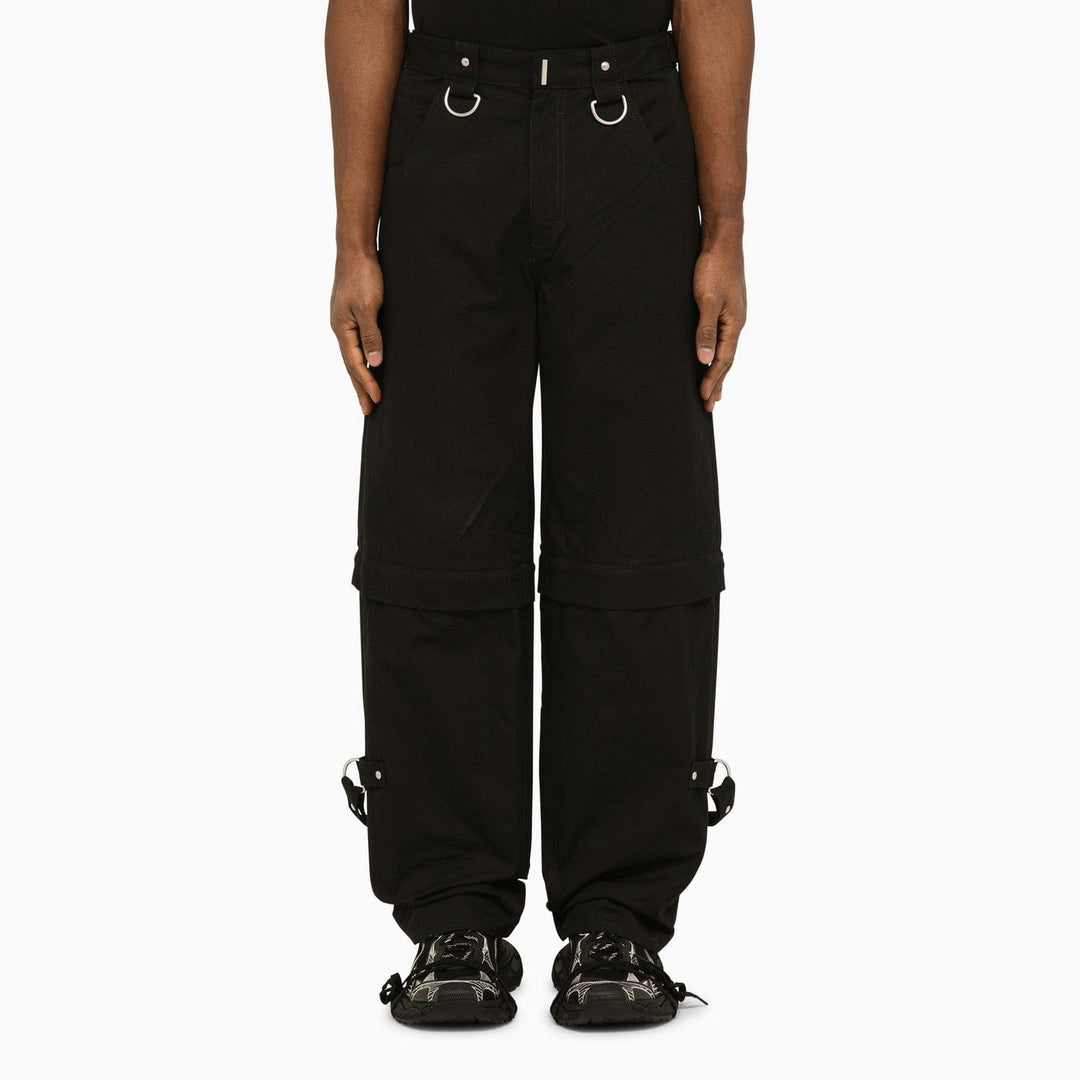 Pants 50 IT Givenchy - Black trousers with removable bottoms Brand
