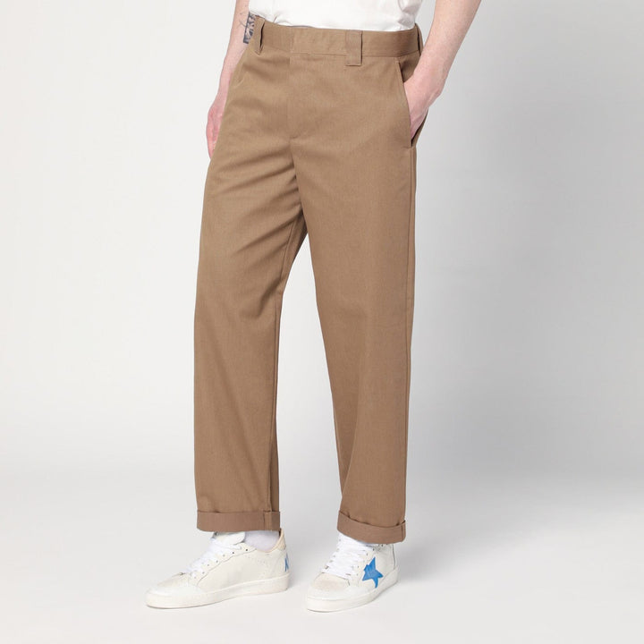 Pants Golden Goose - Beige cotton-blend trousers Brand