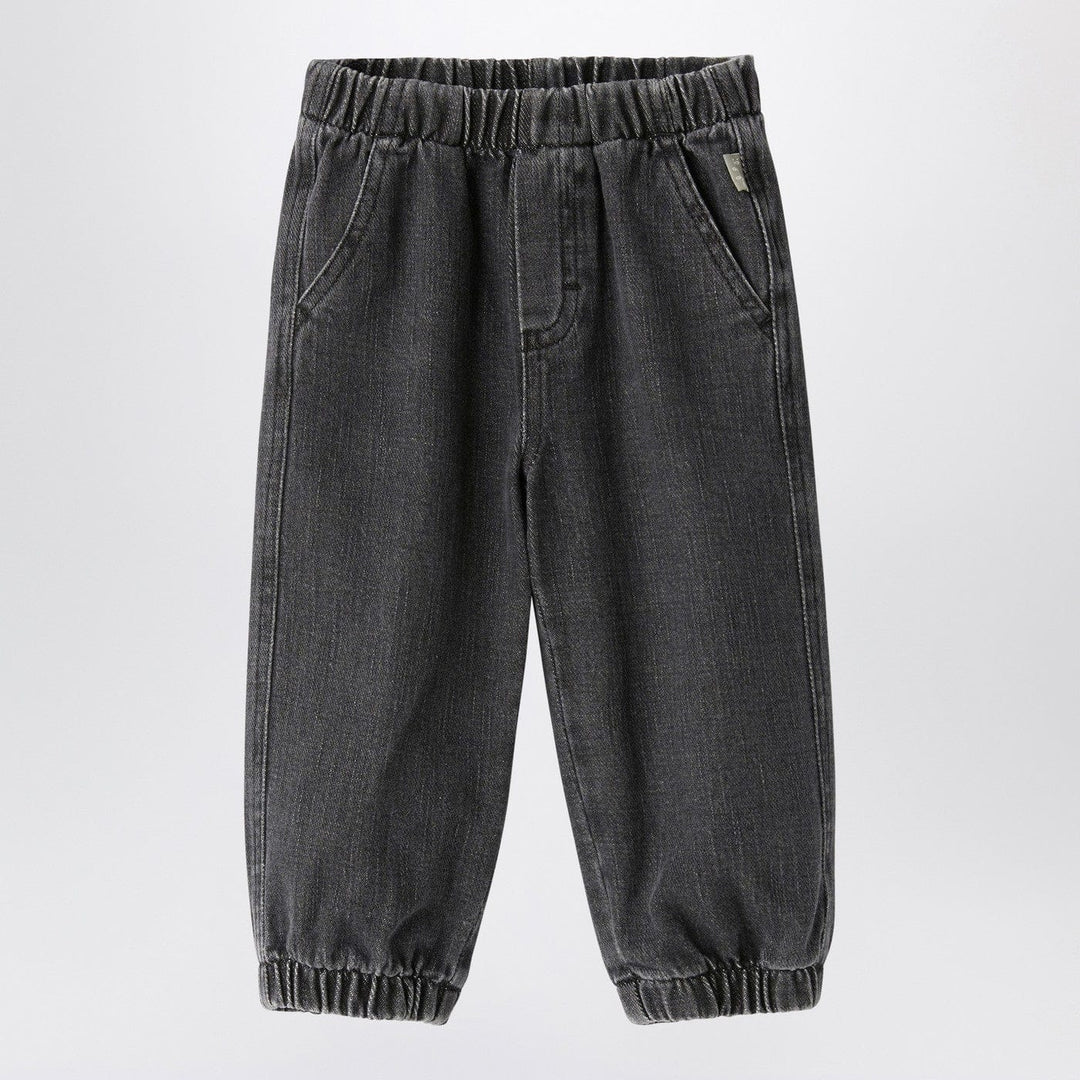 Pants 9 Il Gufo - Black washed denim jeans Brand