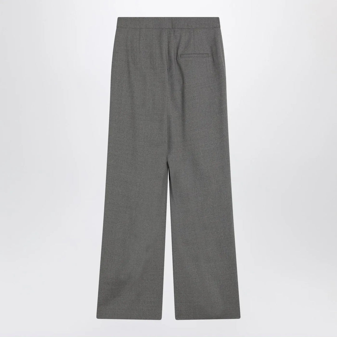 LouLou De Saison - Wide grey wool pants Brand Pants 38  FR