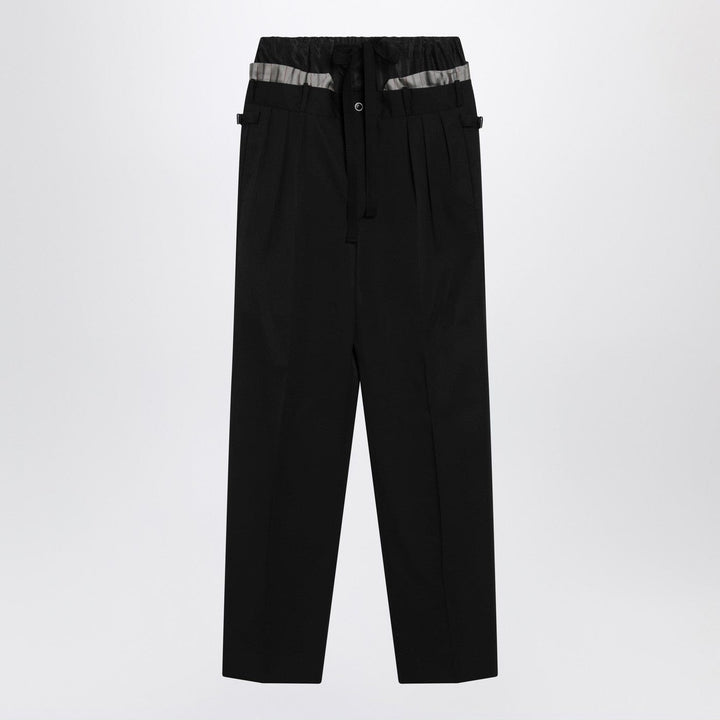 Pants 50 IT Maison Margiela - Black trousers “Anonymity of the Lining” Brand