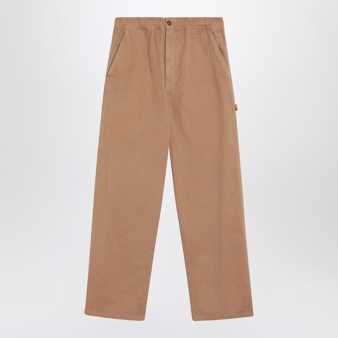 Pants MM6 Maison Margiela - Baggy/loose ochre cotton pants Brand