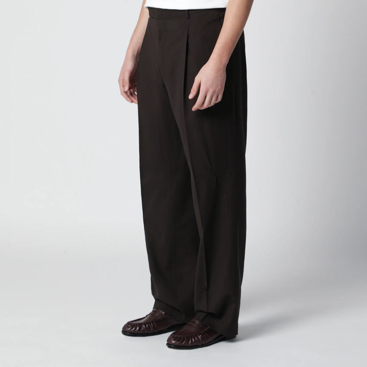 PT Torino - Brown wool trousers Brand Pants