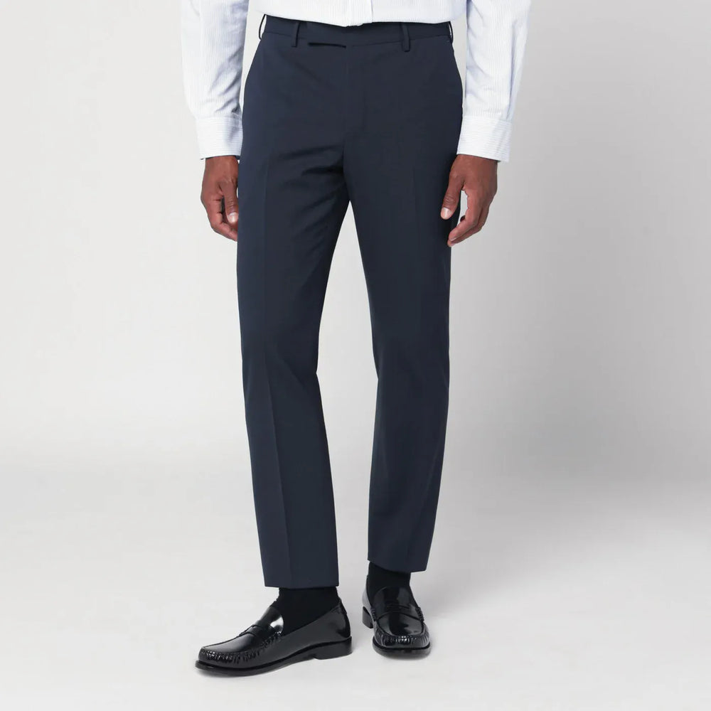 PT Torino - Dieci navy blue trousers Brand Pants 54 IT