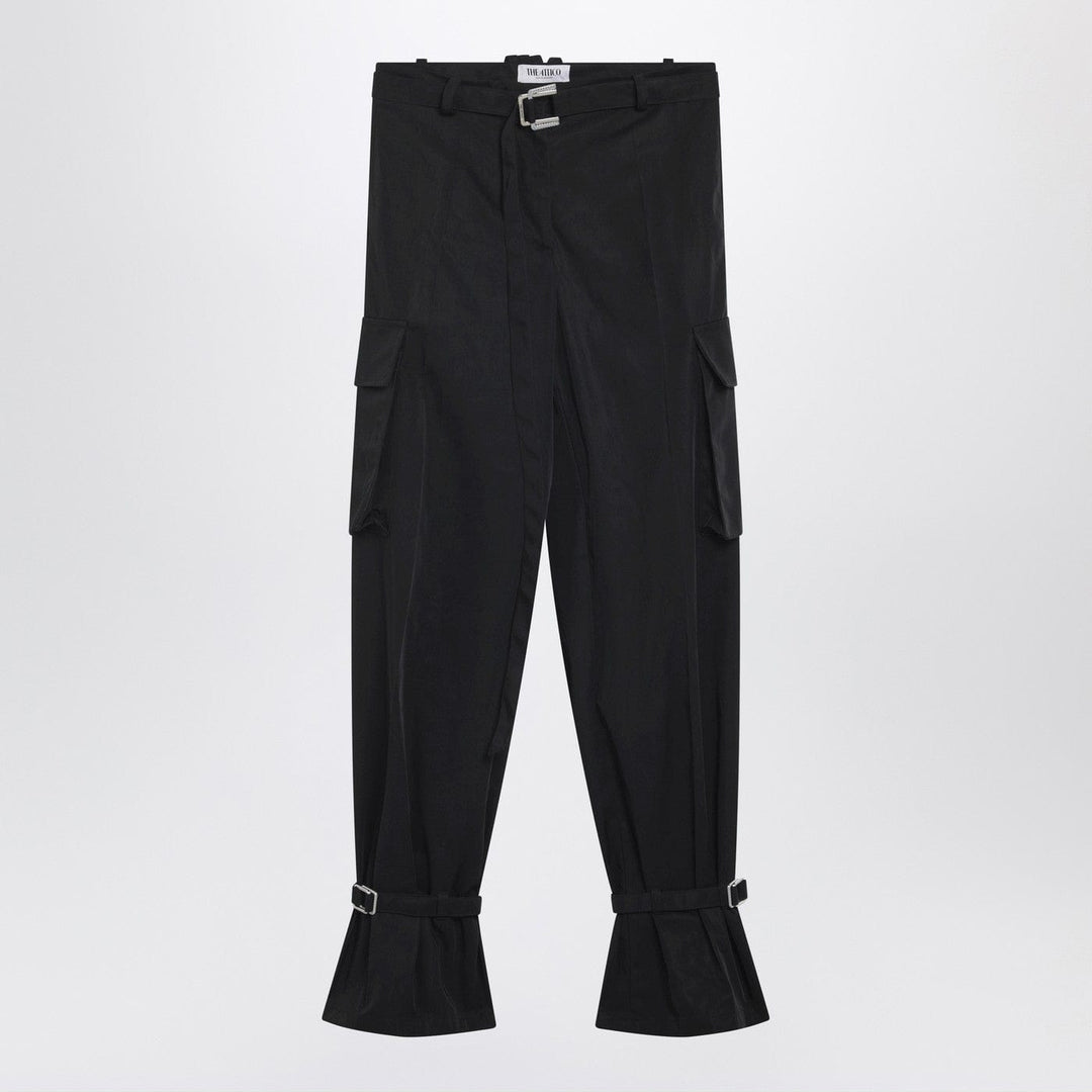 Pants The Attico - Black nylon trousers Brand