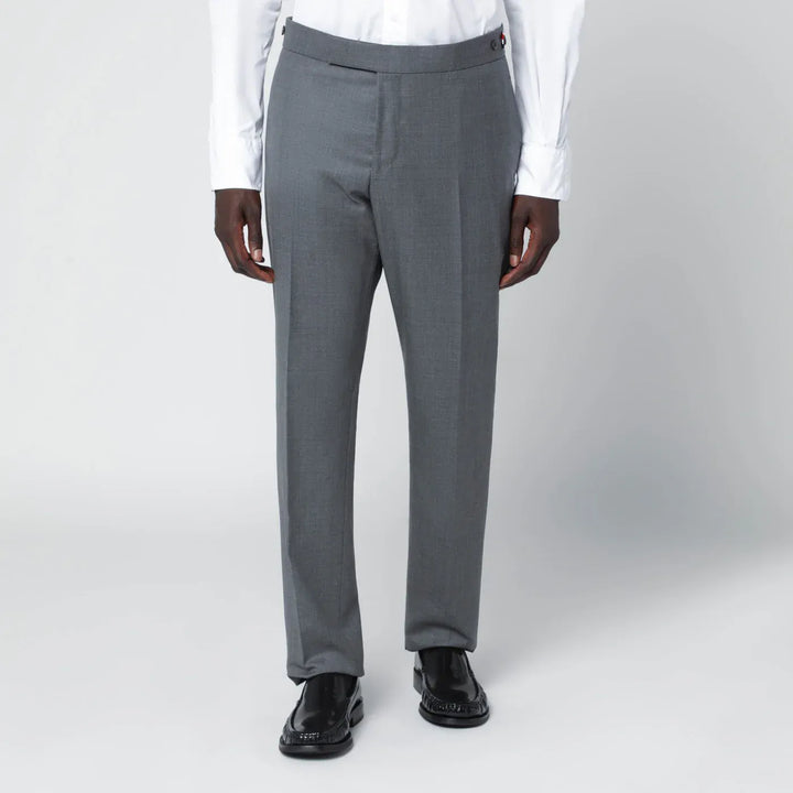 Thom Browne - Grey wool trousers Brand Pants 3