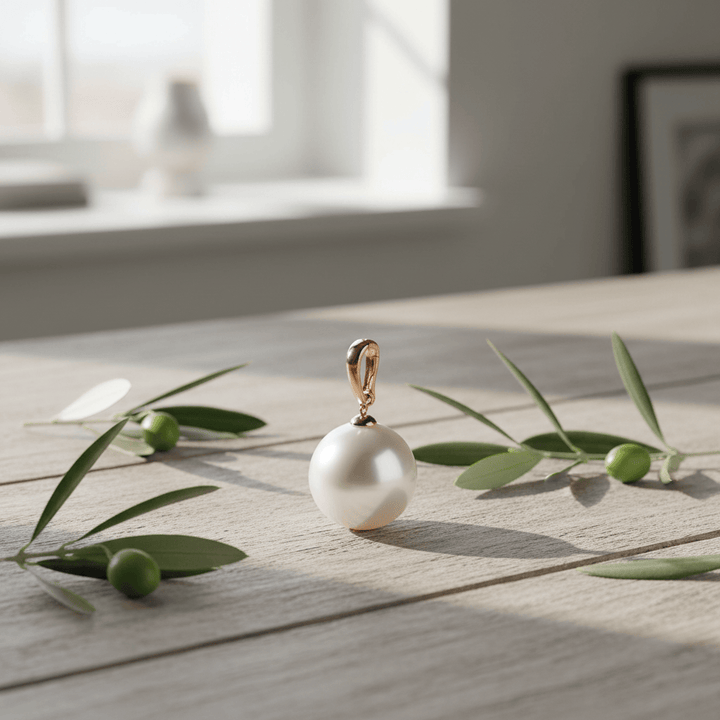 Ikecho Classic Edison Enhancer Brand Pearl Pendant