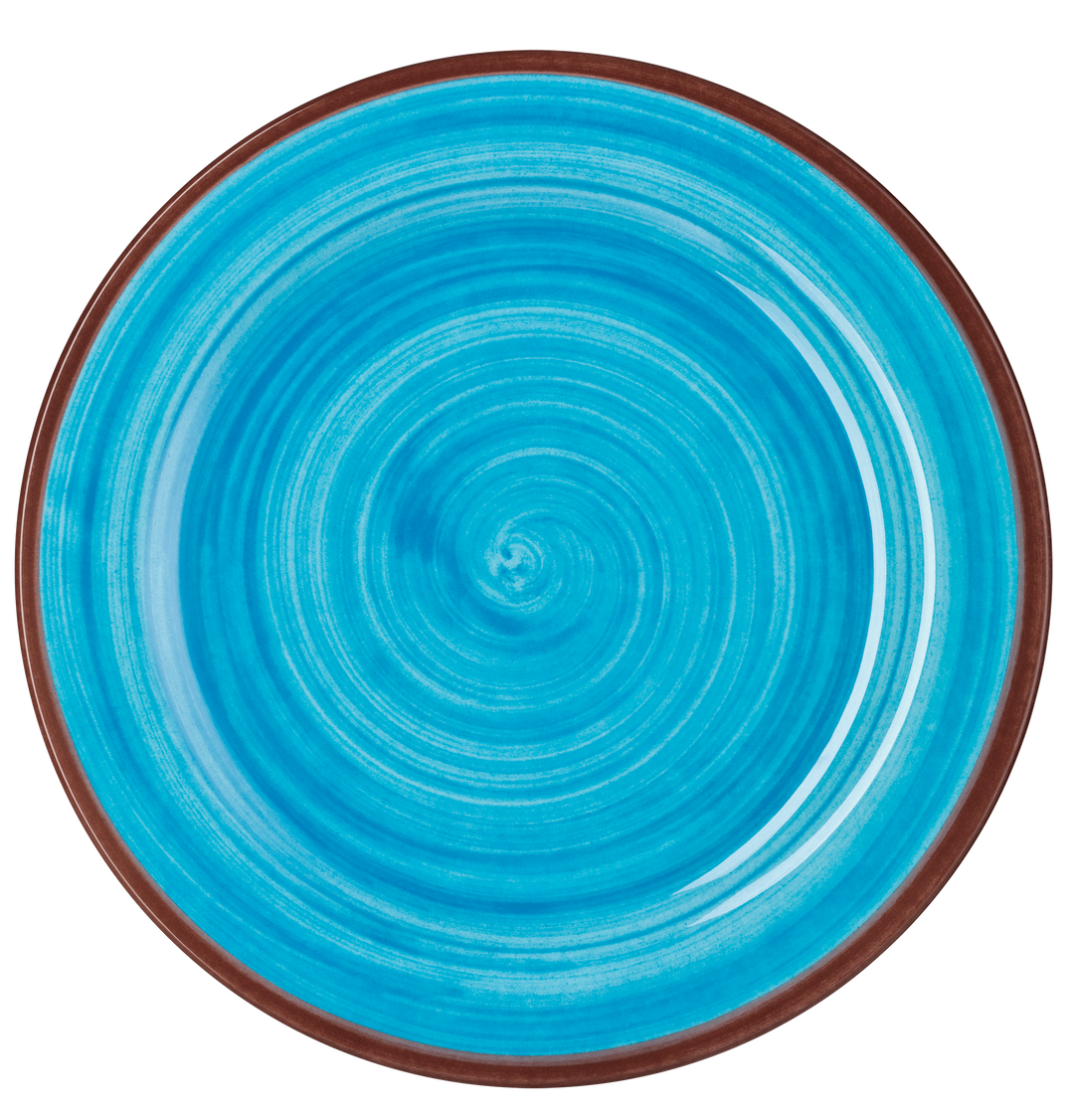 Mario Luca Giusti Plates Mario Luca Giusti Saint Tropez Turquoise Dinner Plates Set of 12Pcs Brand