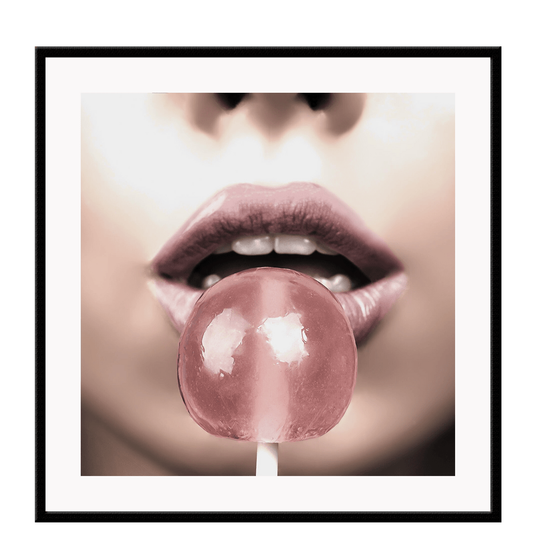 Canvas Print 50x50cm / Black Taste Taste | Wall Art Framed Print Brand