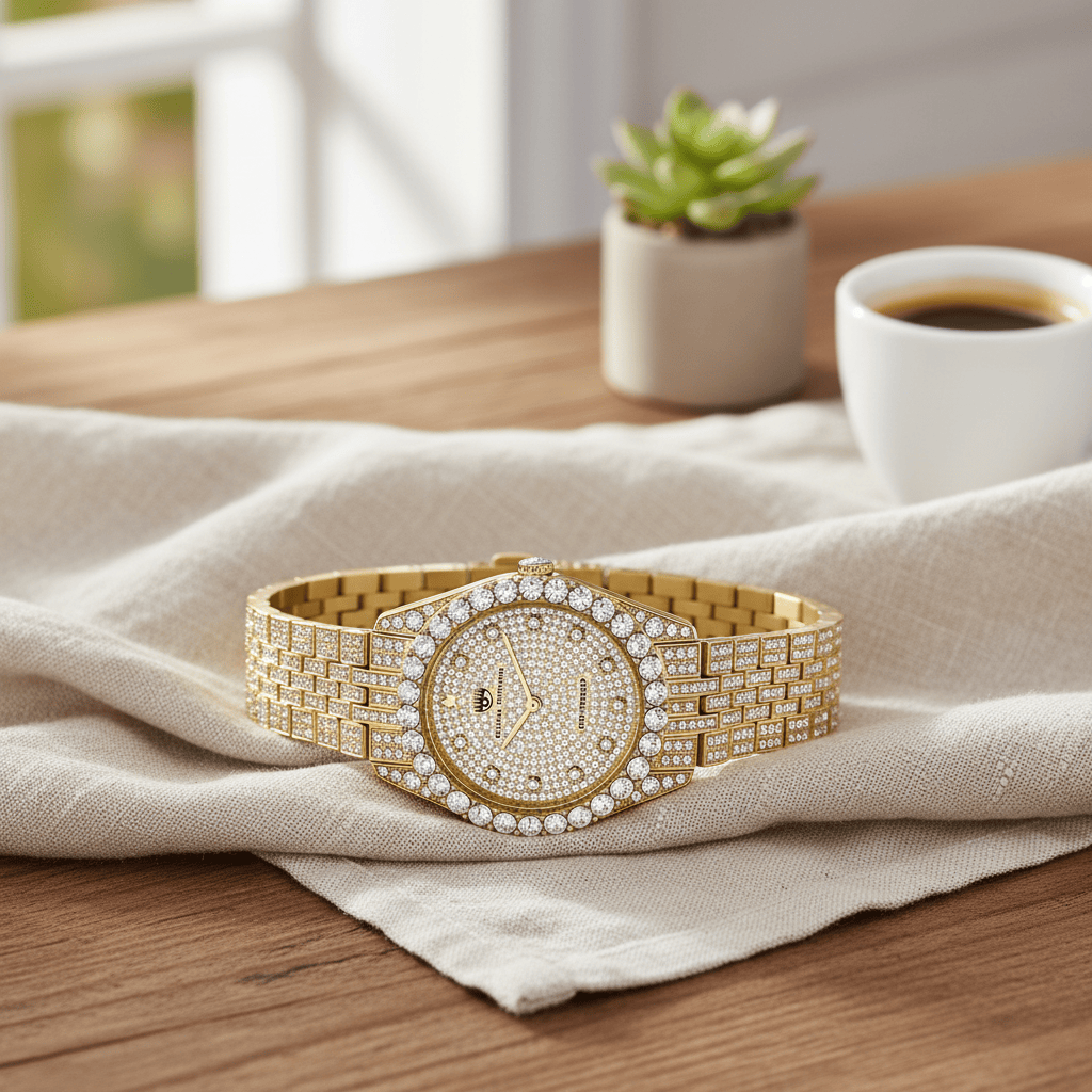 Chiara Ferragni Everyday Full Pave Watch Brand Quartz Watches