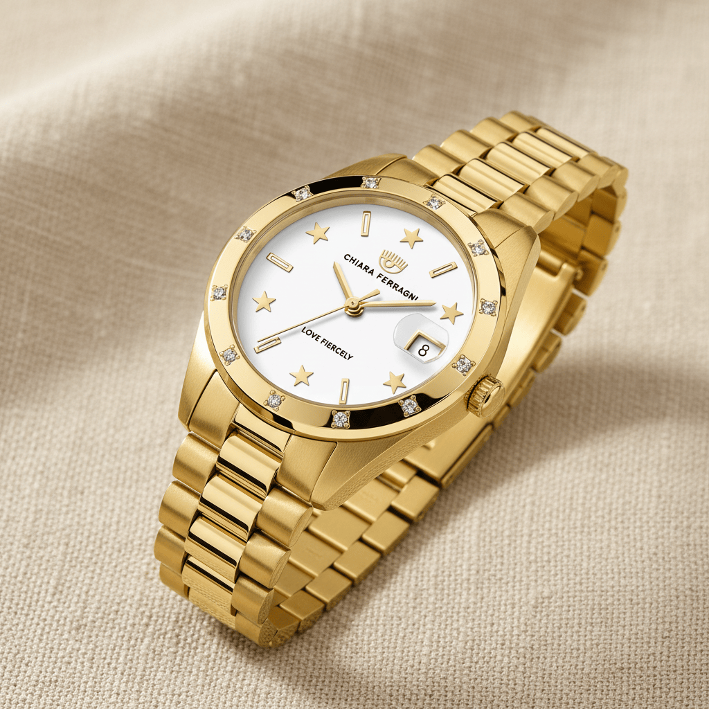 Chiara Ferragni Everyday Gold Watch Brand Quartz Watches
