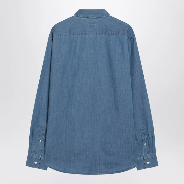 Brunello Cucinelli - Light blue Easy Fit denim shirt Brand Shirt