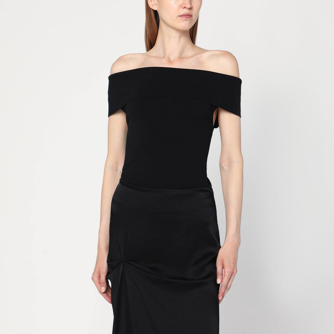 Shirts &amp; Tops M ANINE BING - Black viscose-blend top Brand