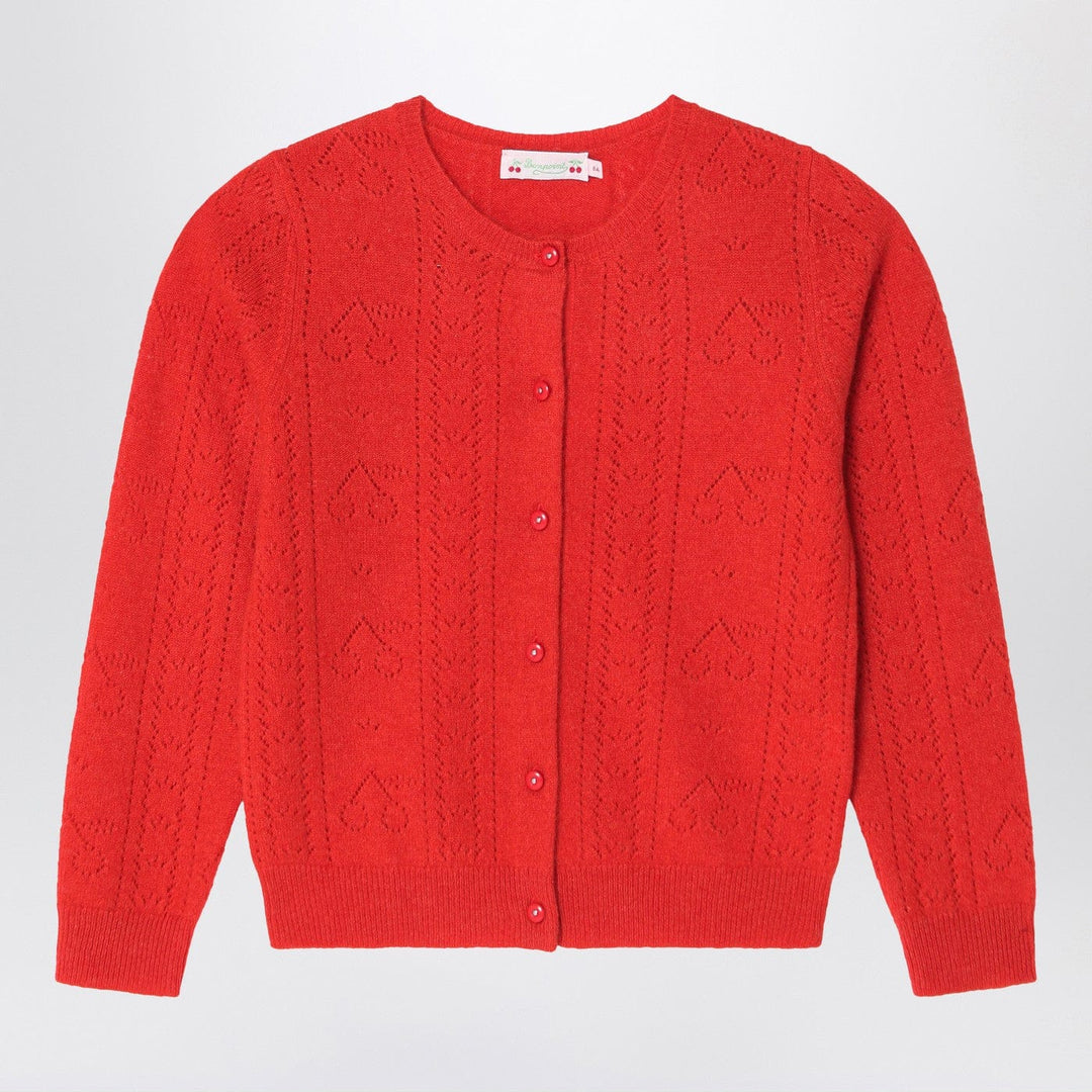 Shirts &amp; Tops Bonpoint - Red cashmere cardigan Brand