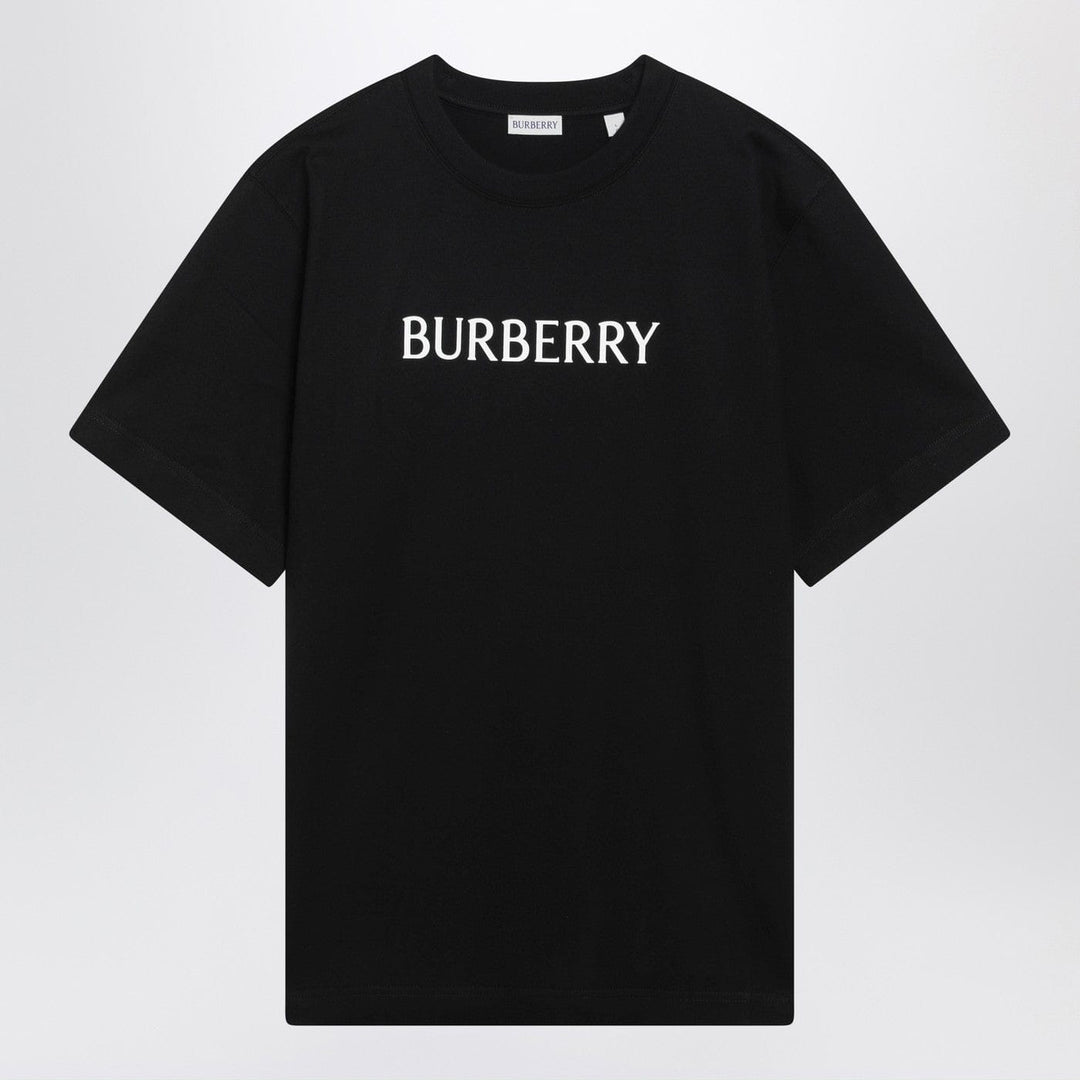 Shirts &amp; Tops Burberry - Black T-shirt with logo print Brand