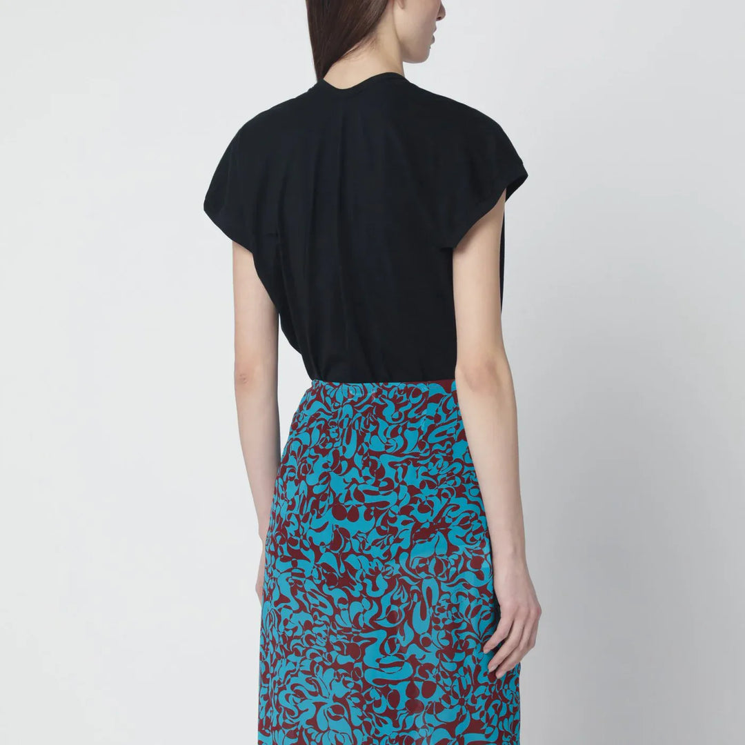 Dries Van Noten - Black V-neck T-shirt Brand Shirts &amp; Tops