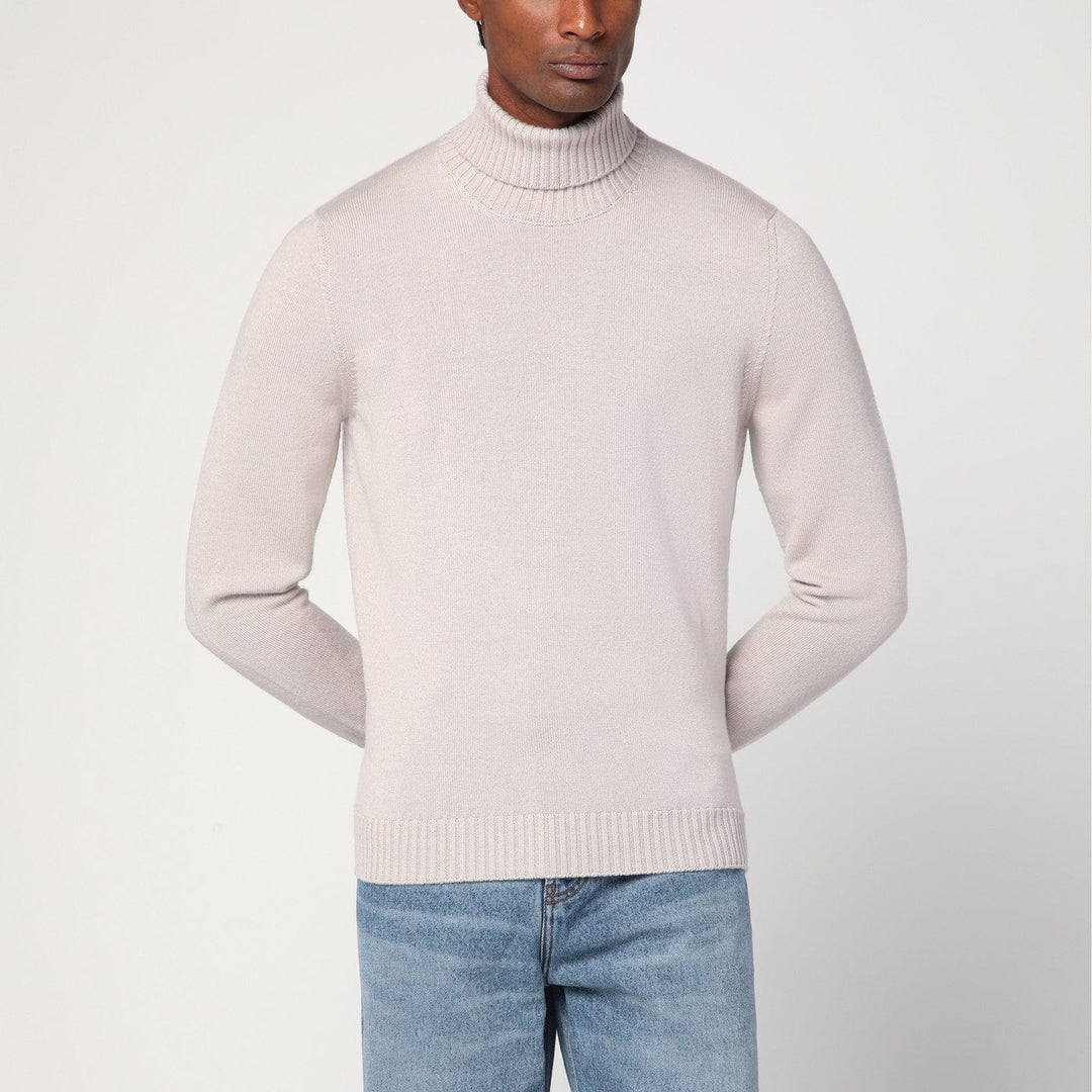 Shirts &amp; Tops 56 IT Drumohr - Greige wool turtleneck Brand