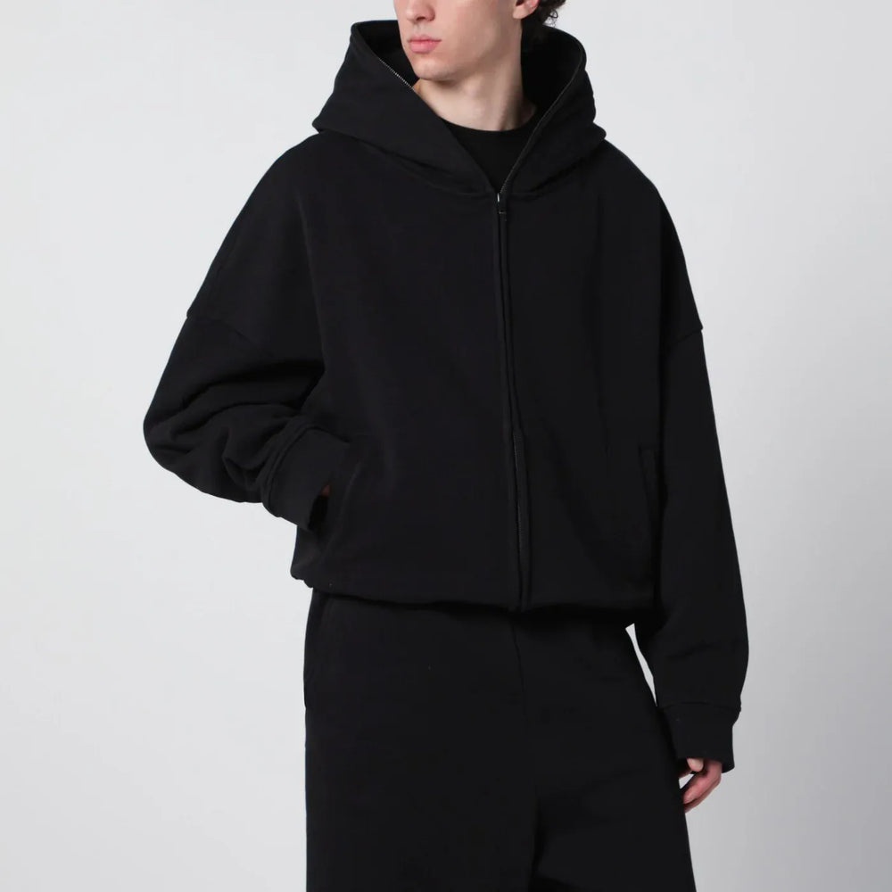 Entire Studios - Black cotton zip-up hoodie Brand Shirts & Tops S
