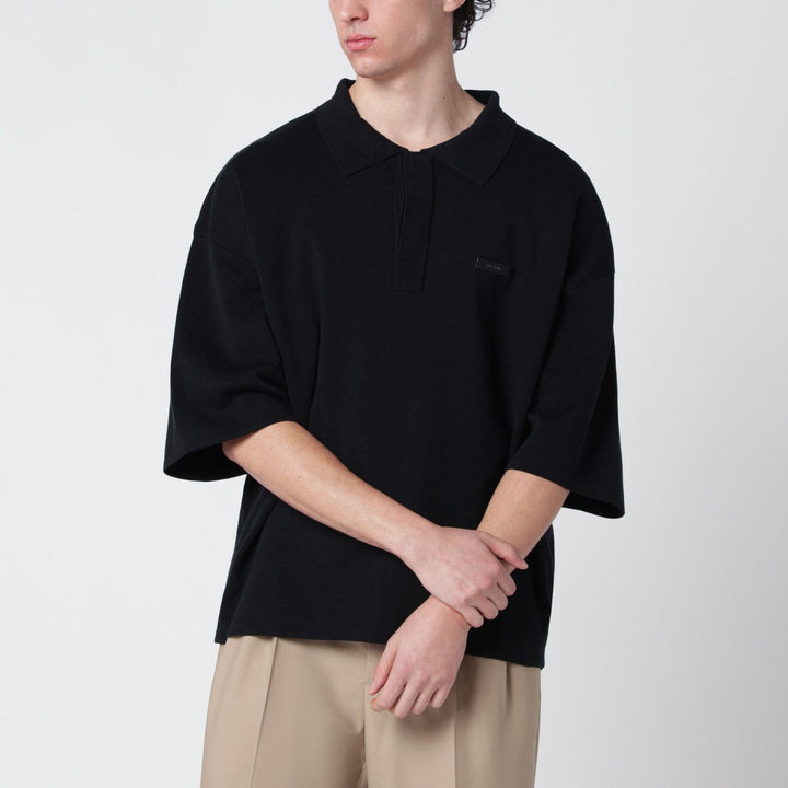 Shirts &amp; Tops Entire Studios - Black long-sleeve polo Brand