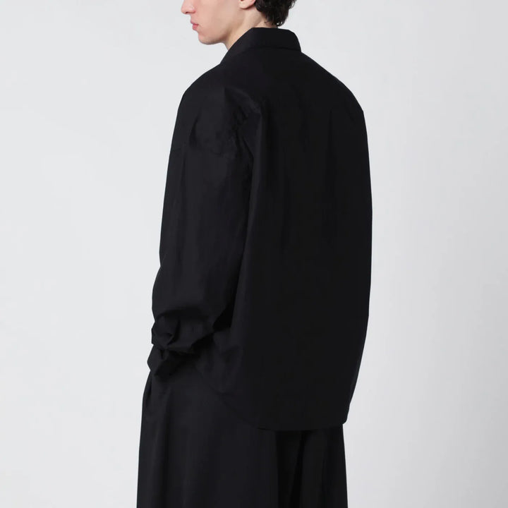 Entire Studios - Black oversized long-sleeve shirt Brand Shirts &amp; Tops