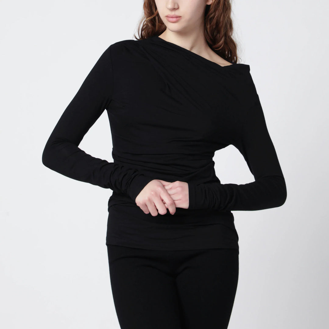 Entire Studios - Black twist top Brand Shirts &amp; Tops S