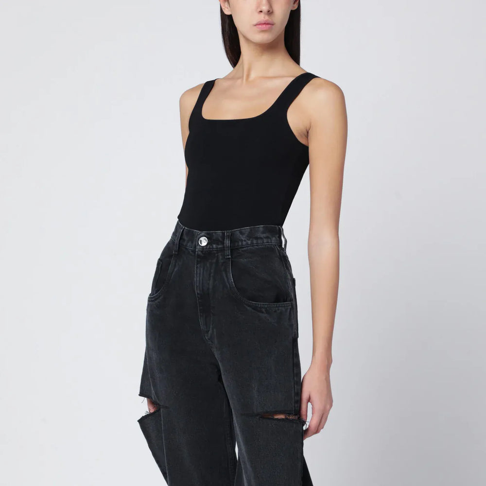 Entire Studios - Black viscose-blend top Brand Shirts & Tops M/L