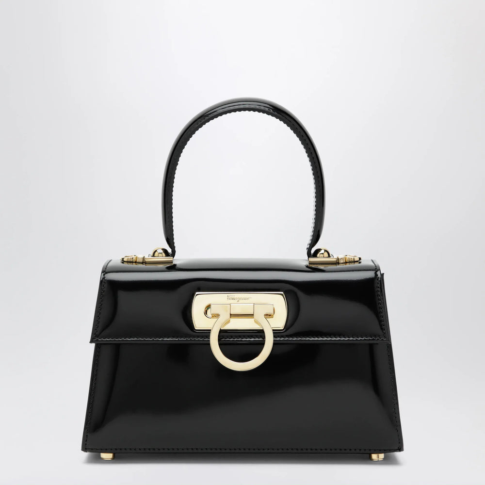 Ferragamo - Black Iconic Top Handle bag Brand Shirts & Tops TU