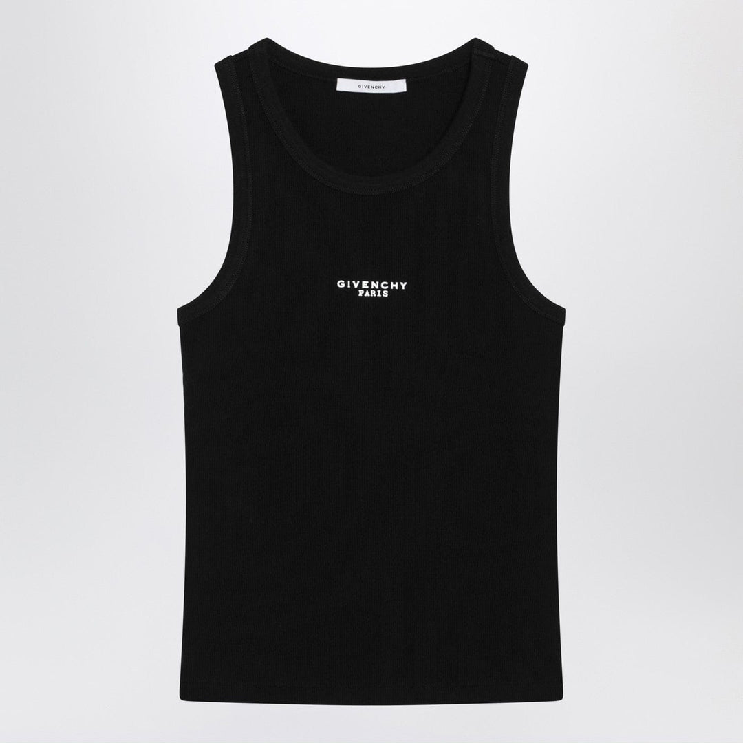 Shirts &amp; Tops Givenchy - Black slim-cut tank top with logo Brand