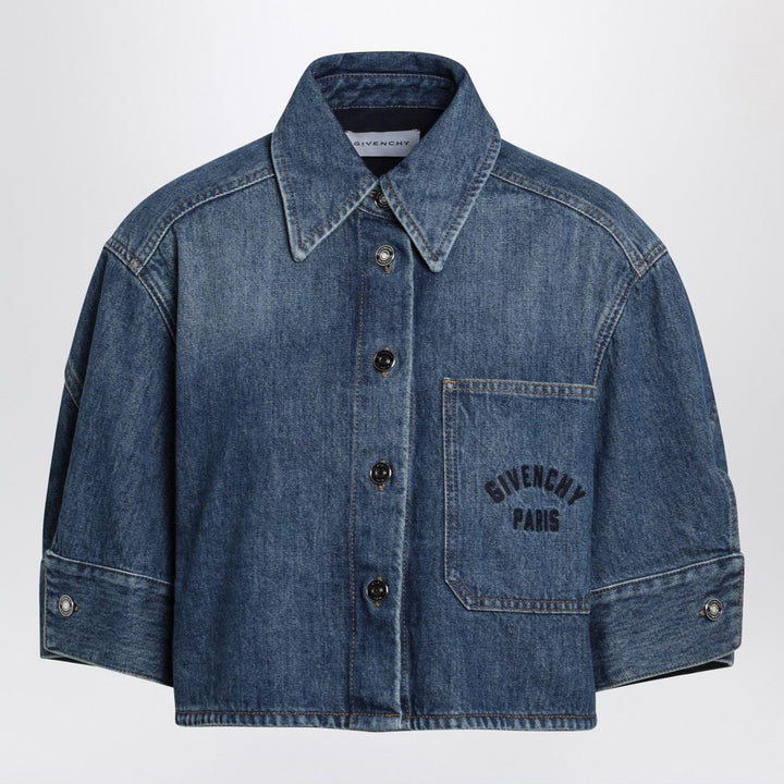 Shirts &amp; Tops 36  FR Givenchy - Short Cocoon shirt in medium blue Brand